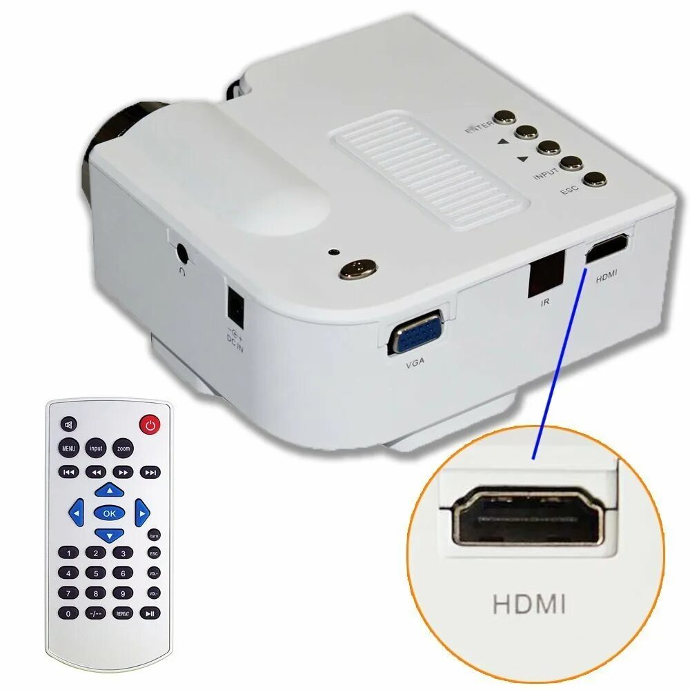 Подключить мини проектор. Проектор VGA USB HDMI. Как подключить проектор к компьютеру через HDMI кабель. Optima HDMI проектор. Проектор HDMI разъем проектор.