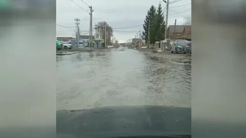 Какие улицы затопило в весеннем