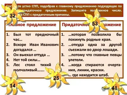 Выпишите спп