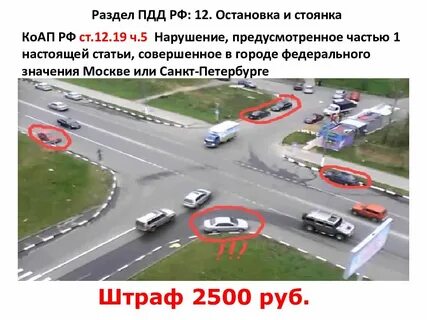 Статья 12.16 5 нарушение предусмотренное частью