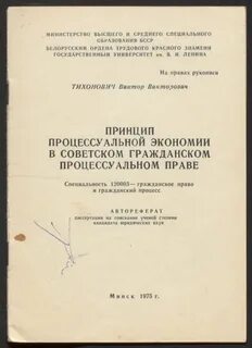 Процессуальная экономия