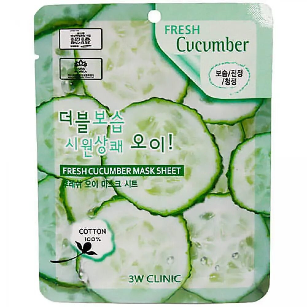 Тканевая маска озон. 3w Clinic маска тканевая для лица огурец - Fresh cucumber Mask Sheet, 23мл. 3w Clinic тканевая маска с экстрактом огурца. 3w Clinic Fresh Collagen Mask Sheet тканевая маска для лица с коллагеном 23мл. 3w Clinic Fresh White Mask Sheet тканевая маска для лица с ниацинамидом.