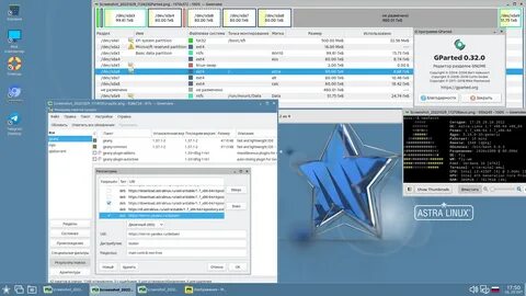 Astra linux server