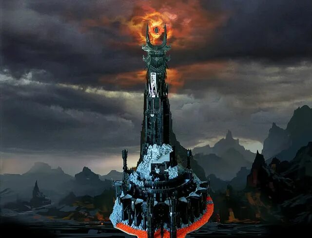 LOTR Scenery building: Hobbiton, Orthanc, etc.