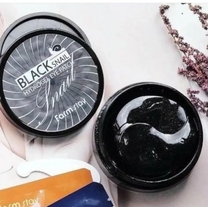 Патчи black snail. Farmstay black snail hydrogel eye patch. black snail hydrogel eye patch.