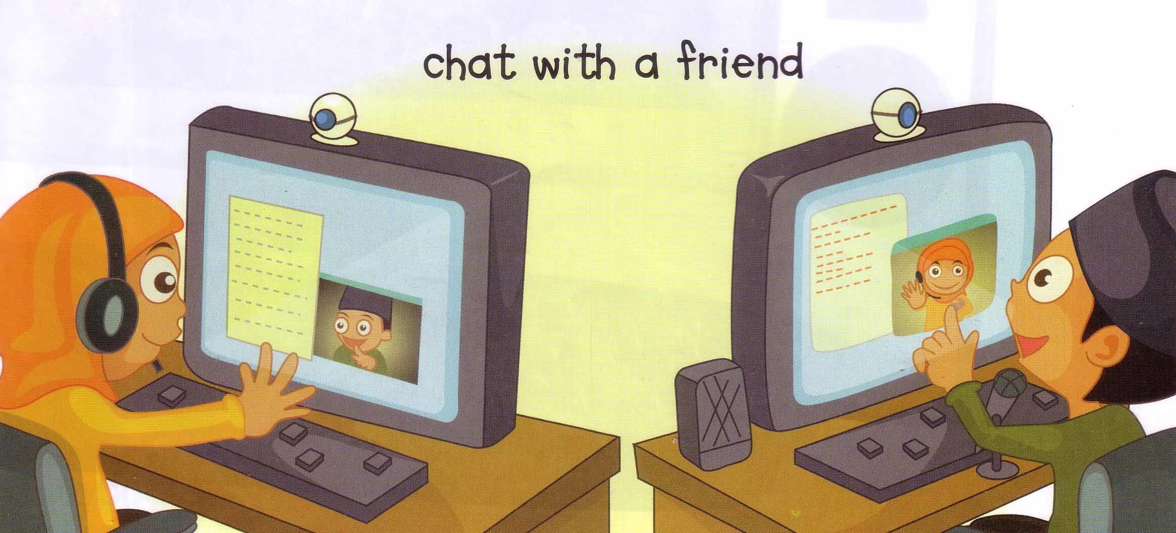 I have a friend. Компьютер и интернет. Картина компьютера. Картинки using Computer. Мультяшный пользователь.