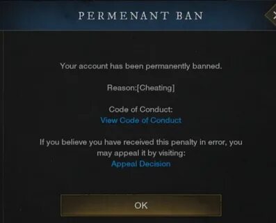 Ban reason