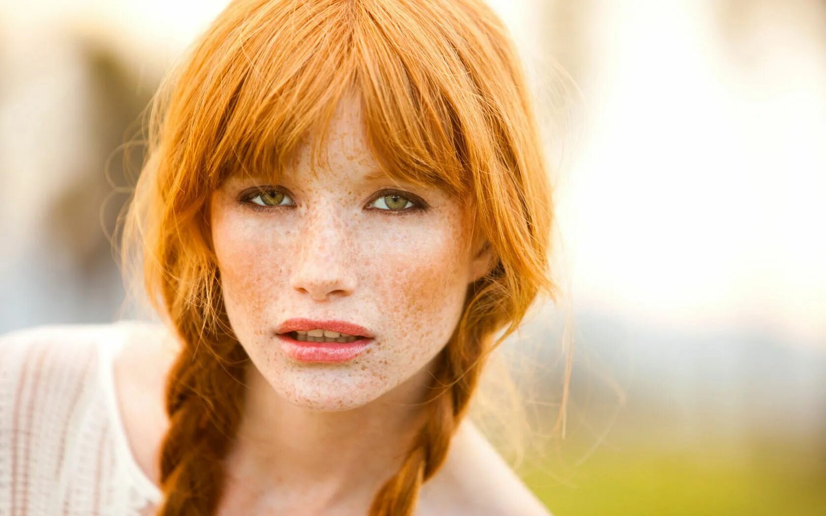 Freckles girl