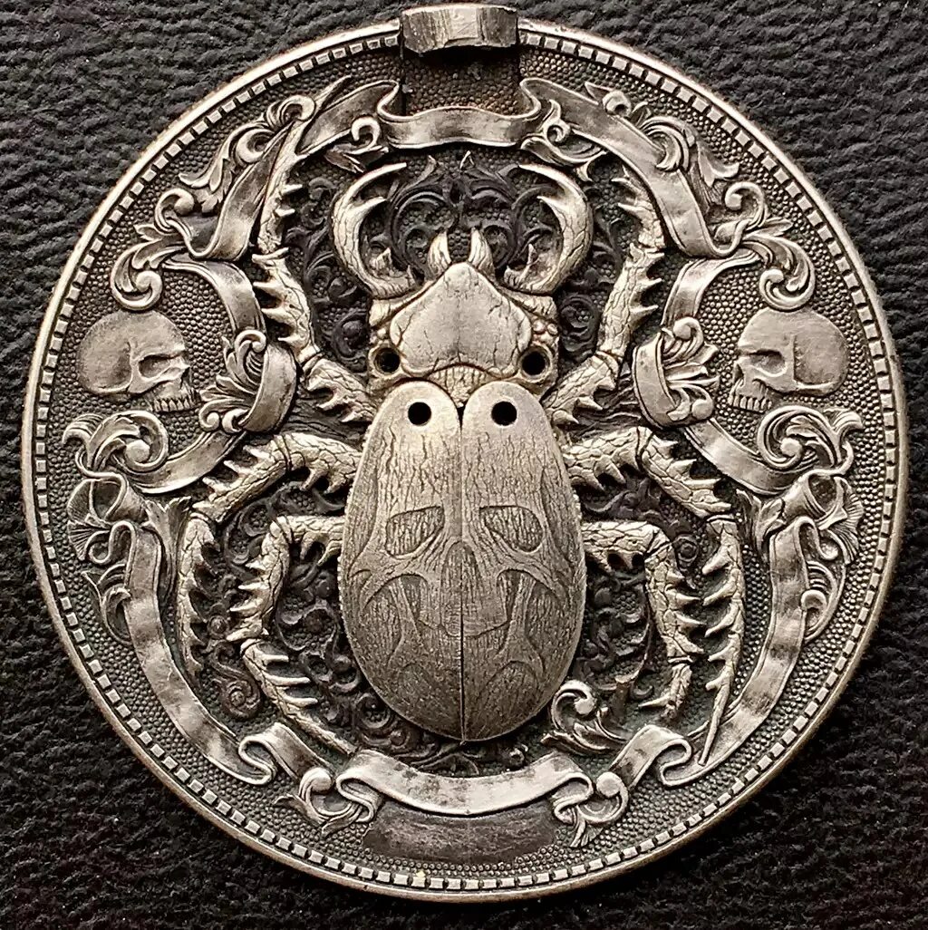 Монеты гравюра. Engraved Coin.
