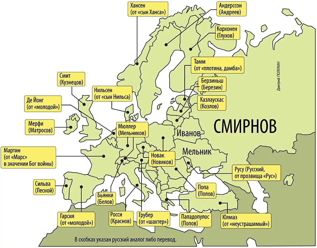 Одно из названий самого распространенного. Самые распространение фамилий в России. Самые распространенные фамилии. Самые распространенные фамилии в Европе карта. Самая распространенная фамилия в России.