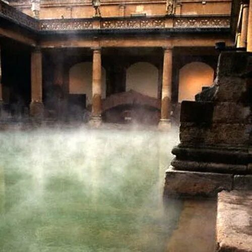 Древнеримские бани. The Roman Temple in Bath.