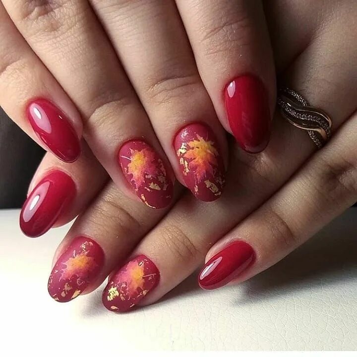 1000 Идей маникюра Дизайн ногтей. Запись со стены. Fall nail art designs, Nails,