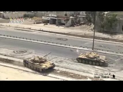 Видео боев танков в сирии