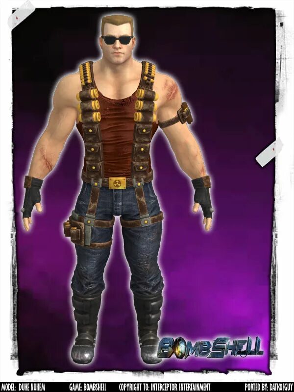 Нюкем охотники на нечисть. Осьмибосс дюк нюкем. duke nukem bombshell. светлячок десантник дюк нюкем.