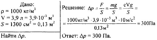 Какое давление оказывает коля на горизонтальный