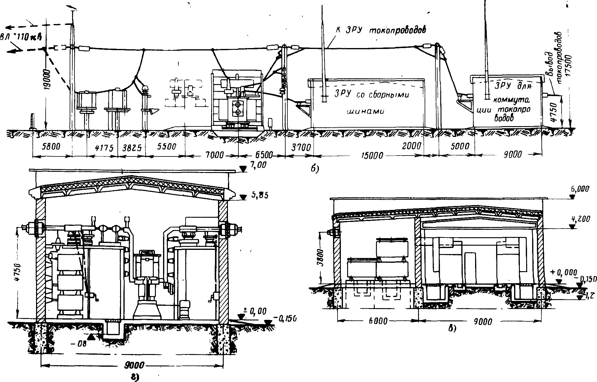 Размещение встроенных и пристроенных подстанций. Однотрансформаторная подстанция 35/6 кв схема. Схема ору 110 кв транзитной подстанции. Повышающая трансформаторная подстанция схема. Схема подстанции 35/6.