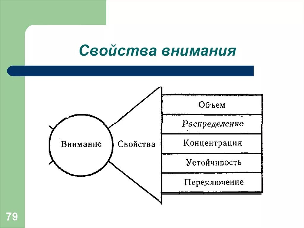 Определите качество внимания. Свойства внимания объем примеры. Перечислите основные свойства внимания.. Основные свойства внимания в психологии. Свойства внимания распределение.