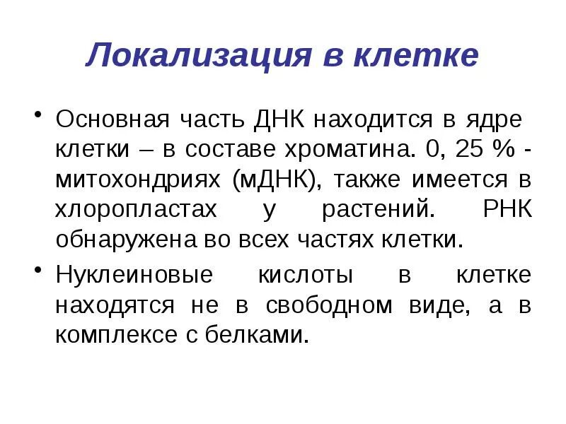 Также имеется. Локализация в клетке и функции нуклеиновых кислот. Локализация нуклеиновых кислот в клетке. Локализация ДНК В клетке. Место локализации ДНК В клетке.