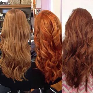 окрашивание волос после рыжего цвета