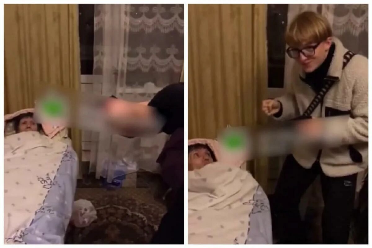 Парень издевается над друзьями