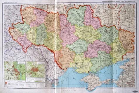 Исторические карты Украины - История Украины на 20 старых карт