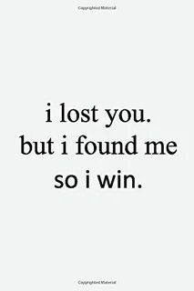 L lost you