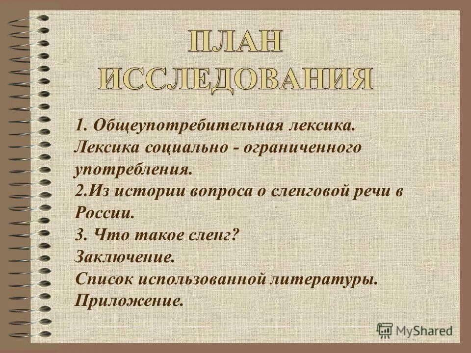 лексика социальных групп
