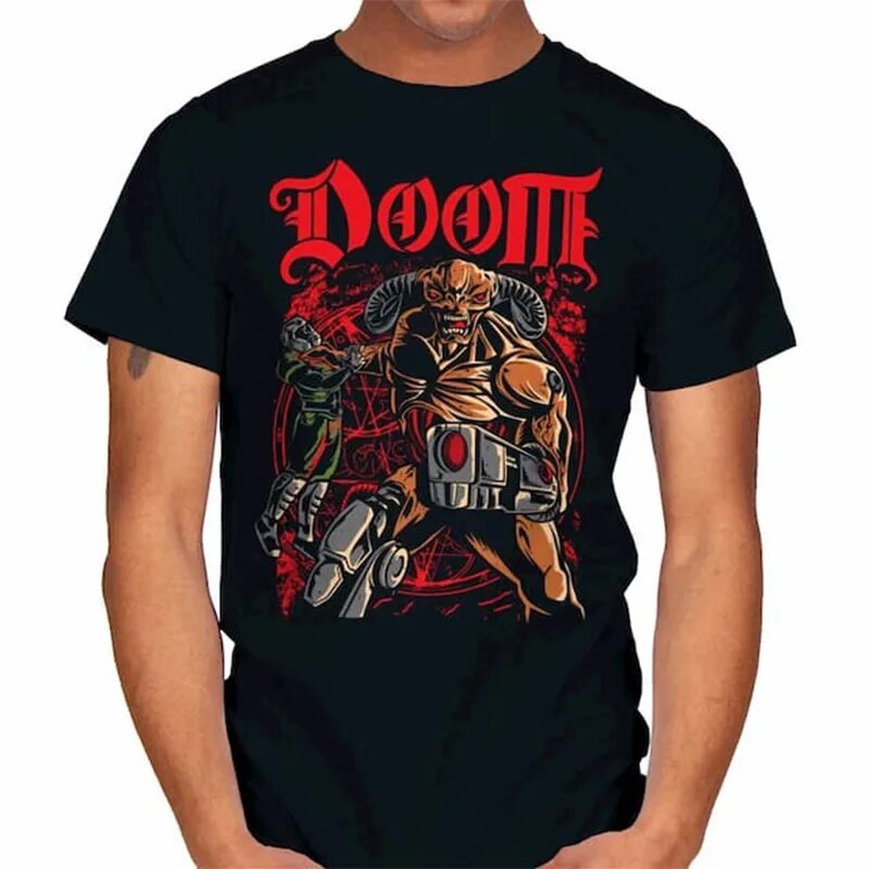 Дум т. Футболки дум. рубашка с демонами. doom t shirt. футболка демон сидящий.