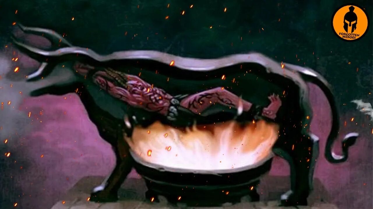 Сицилийский бык Фаларида. Железный бык орудие пыток. Медный бык фото