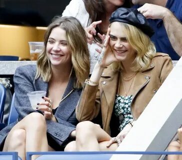 ASHLEY BENSON and CARA DELEVINGNE at US Open 2019 in New York 09/07/2019. 