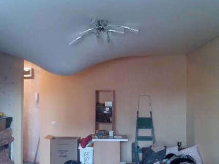 Затопили соседи натяжной потолок