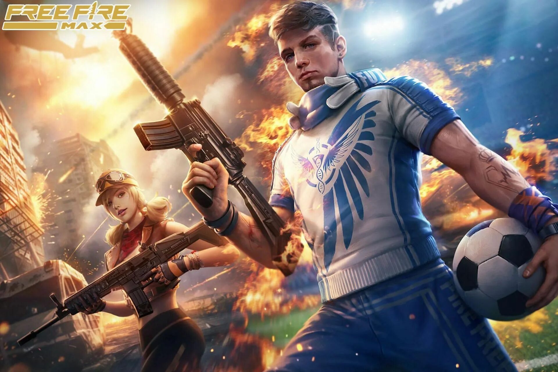 Клауд страйф и зак фэйр. Фф сыграем. Free fire катка. Фф игра. Фри фаер арт.