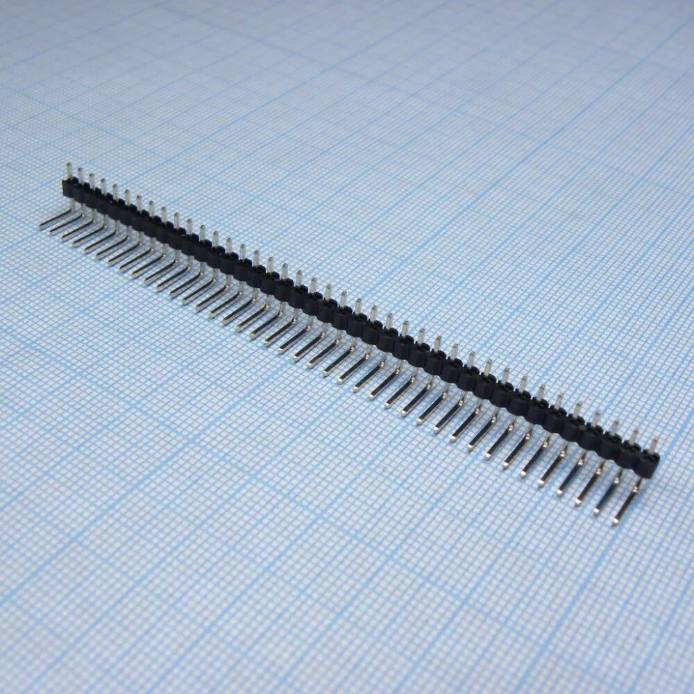 Pls b. Pls-40 (ds1021-1x40), вилка штыревая 2.54мм 1х40pin прямая тип1. pls-40r (шаг 2.54 мм). вилка pls-40r-2-3. вилка штыревая pls-40.