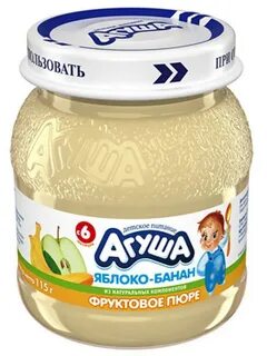 Фруктовое пюре с сахаром