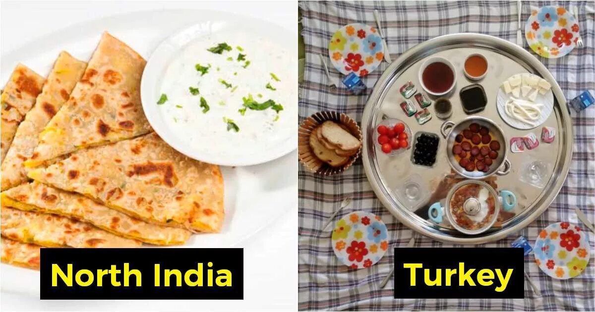 Breakfast in different Countries. "Breakfast around the World" Starlight. Traditional Breakfast in different Countries. Breakfast around the world