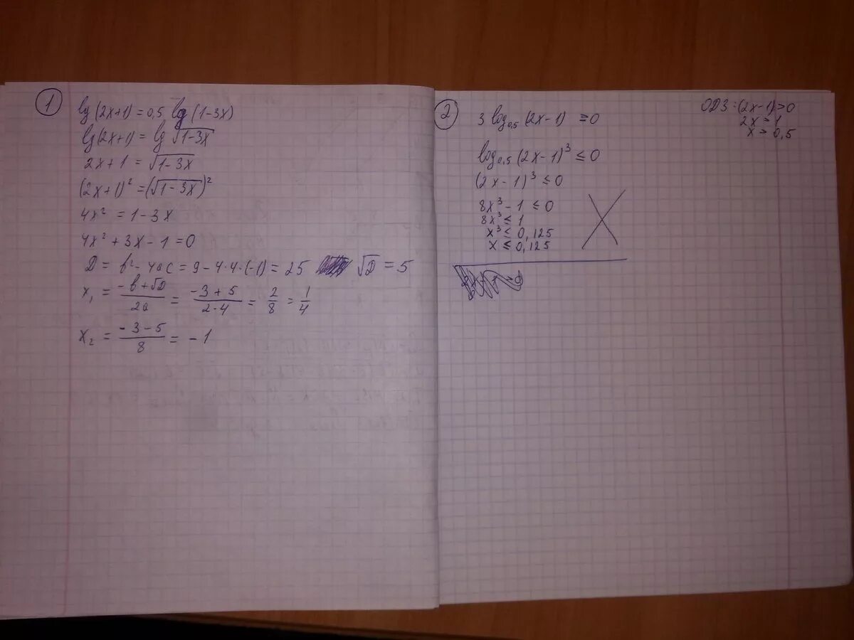 Lg 2x 5 lg x 3