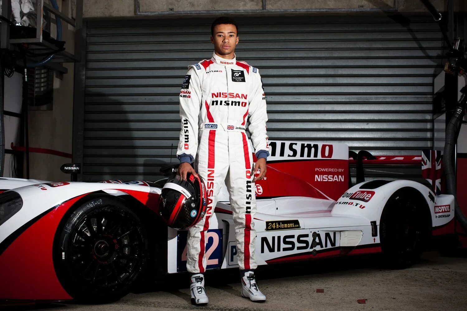 Mark became a racing driver