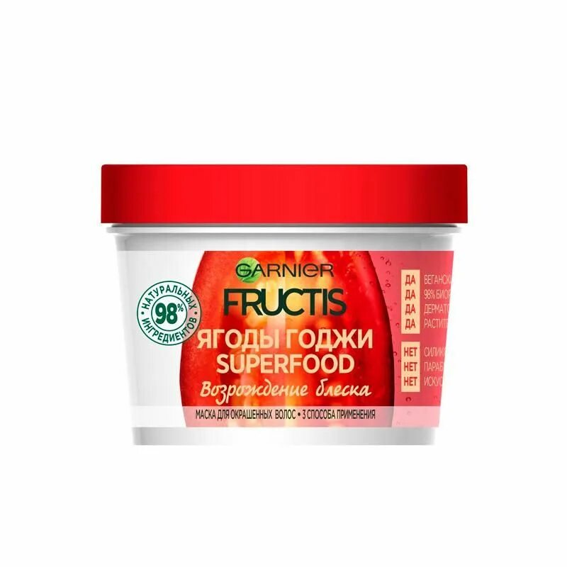 Маска superfood отзывы. Garnier маска для волос 3в1 "фруктис, superfood ягоды годжи". Garnier superfood маска. Маска superfood отзывы. Маска для волос garnier fructis.