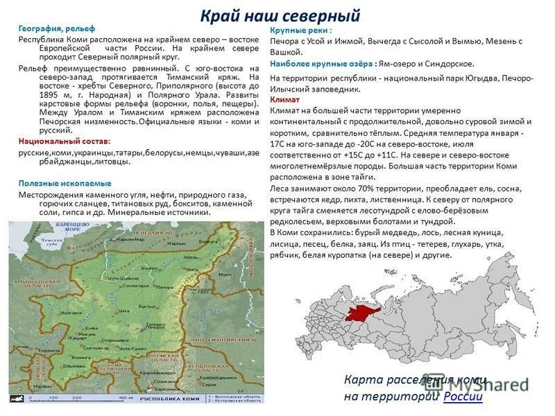 Название северный край. Рельеф Республики Коми. Климат Республики Коми карта. Климат Коми. Территория расселения Коми.