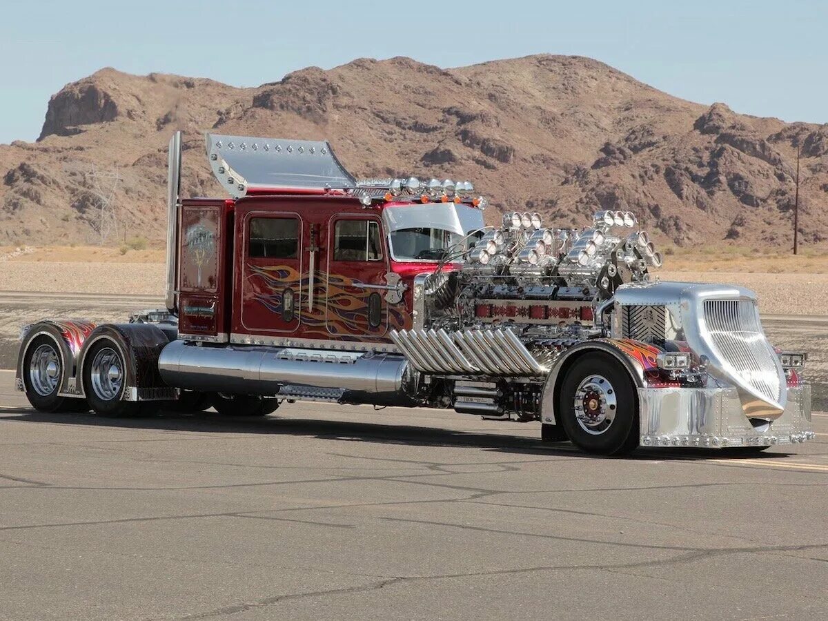 10 самых грузовиков. Thor v24 тягач. Peterbilt Драгстер. Thor 24 грузовик. Седельный тягач Peterbilt 359.