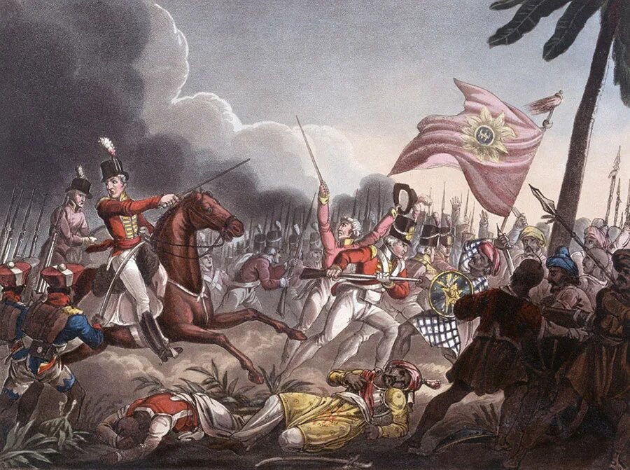 Восстание индийских солдат против британии книга. Битва при Плесси в 1757 году. Битва при Ассайе.