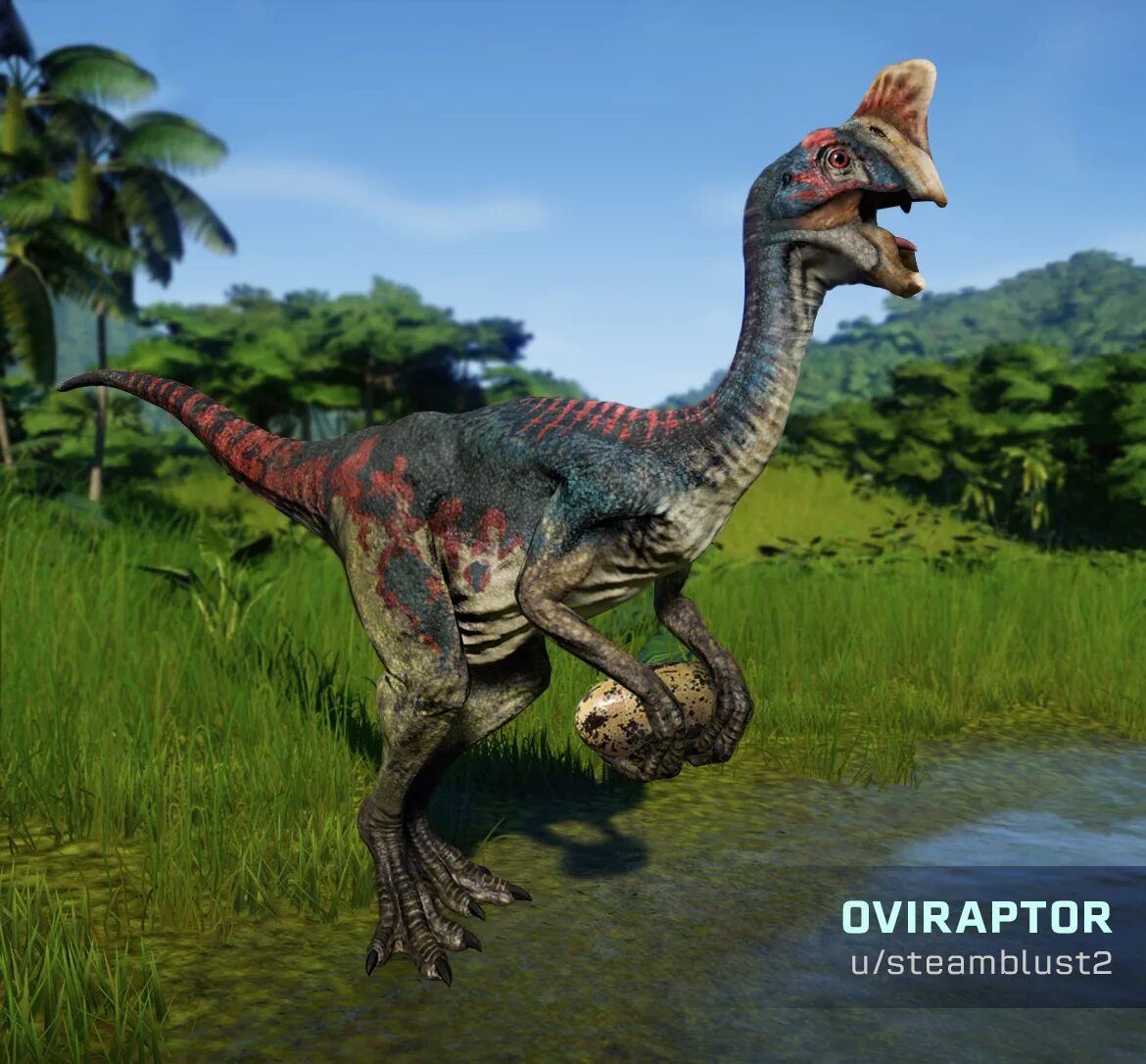 Овираптор мир Юрского периода. Овираптор Jurassic World. Парк динозавров Jurassic World Evolution. Овираптор Jurassic World Evolution.