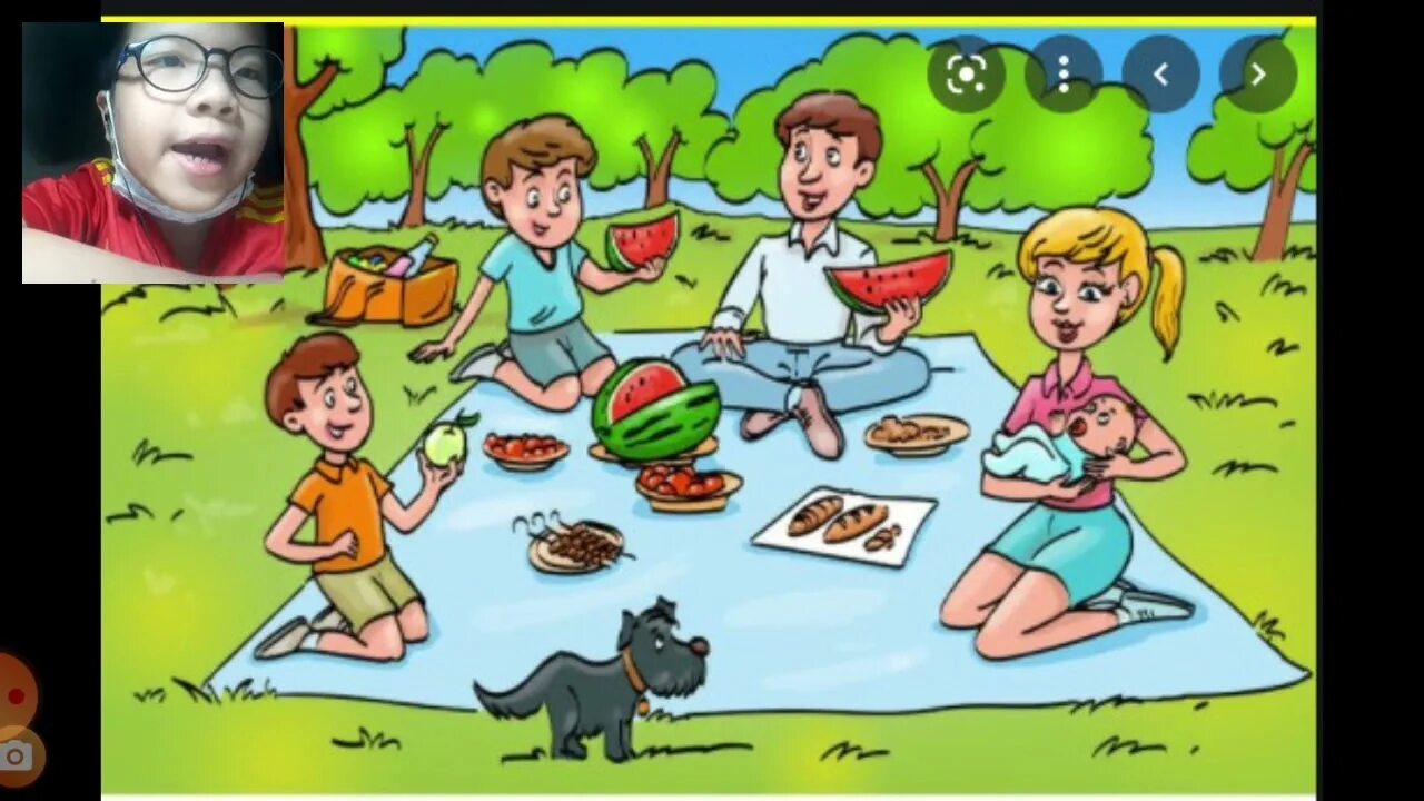 Describe the picture. Describe a picture Picnic. Pictures for describing. Picture to describe for Kids. Describing scenes