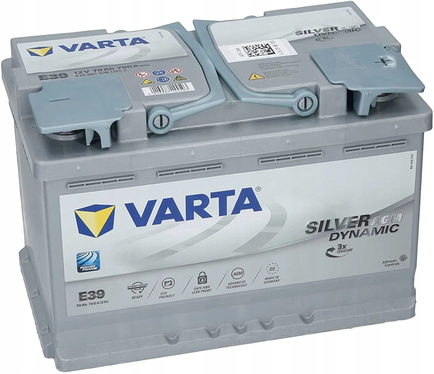 Аккумулятор варта 70 ампер. Varta agm 70ah. varta 570901076 silver dynamic agm. акб варта агм 70. аккумулятор varta 70ah 760a en.