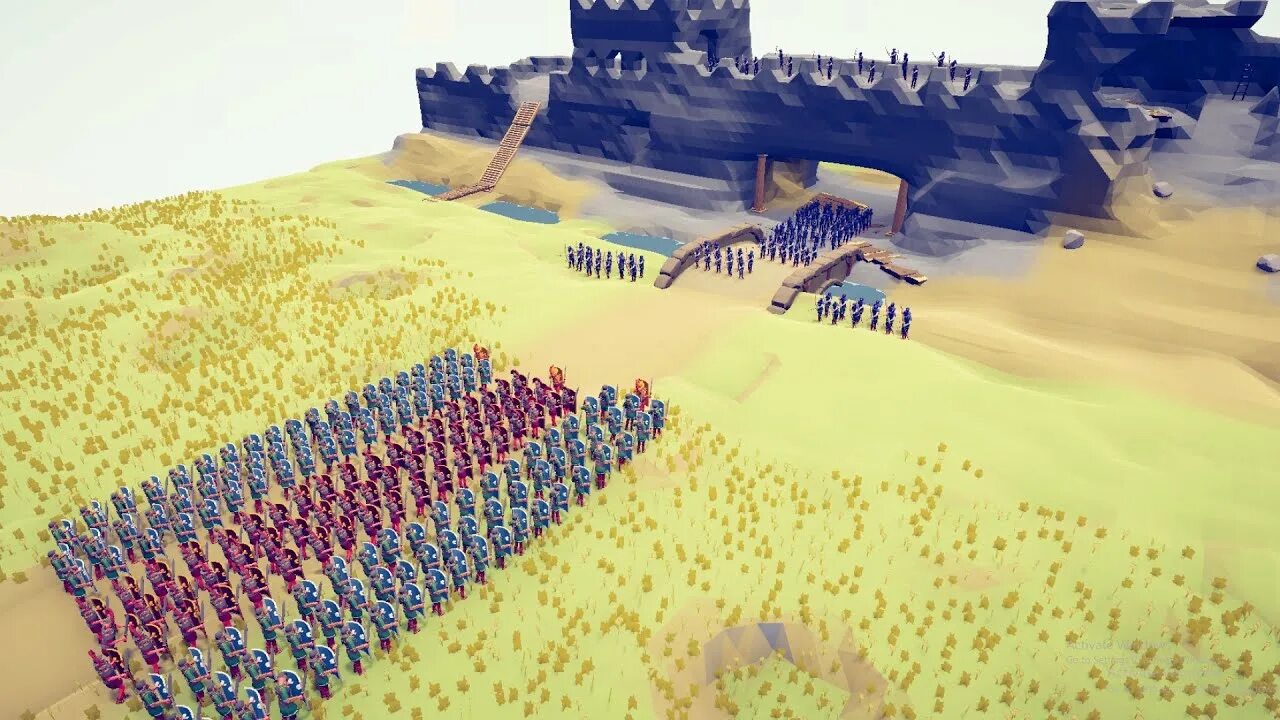 EGYPT TEAM vs MEDIEVAL TEAM Part 2 #72 TABS - Totally Accurate Battle Simulator 