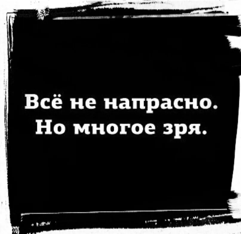 Все напрасно все зря. Все не напрасно но многое зря. Зря картинка. Все зря все зря.