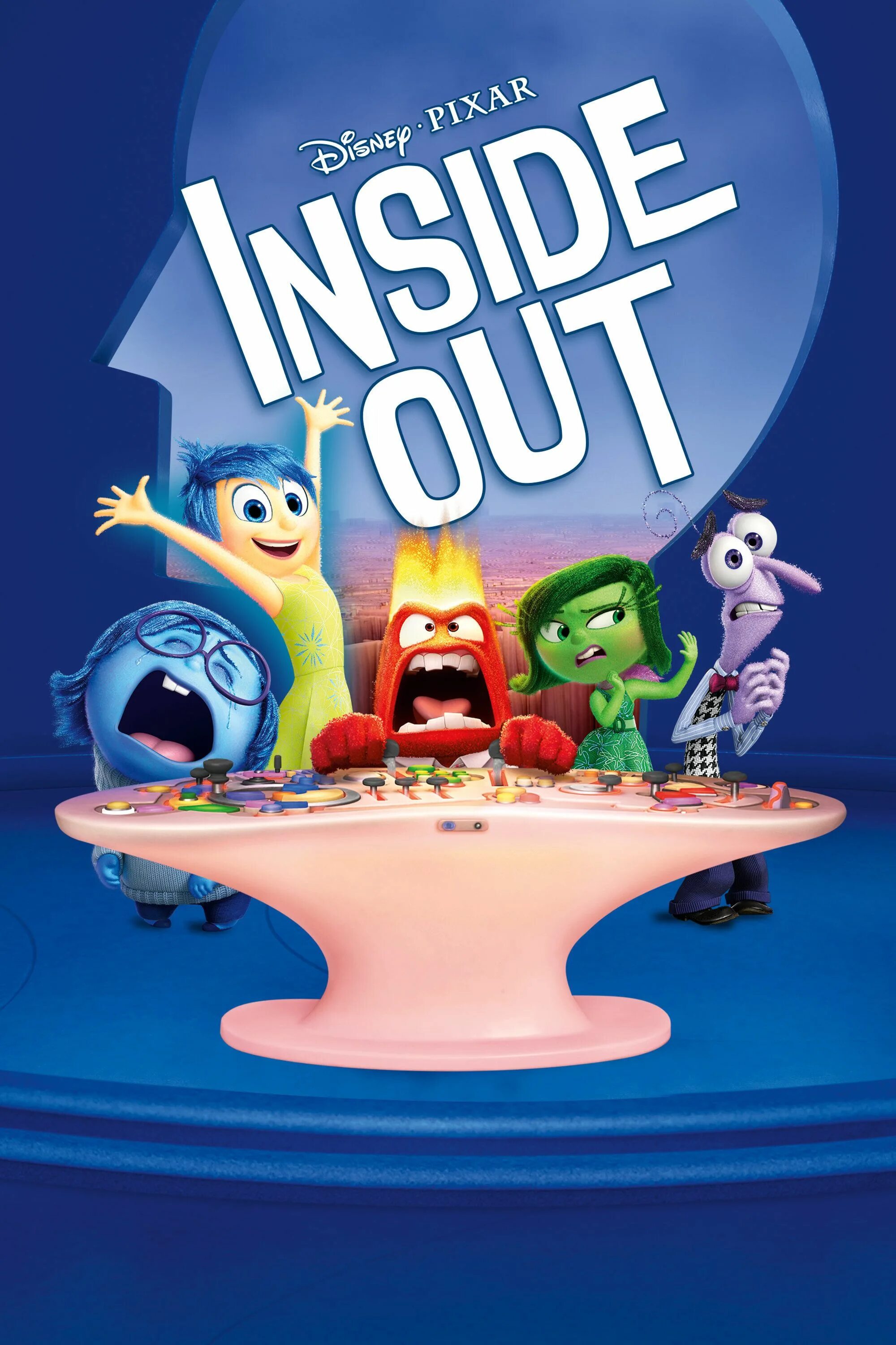 Inside out watch in english with subtitles. Inside out 2015. inside out 2015 poster. головоломка (2015) постер.
