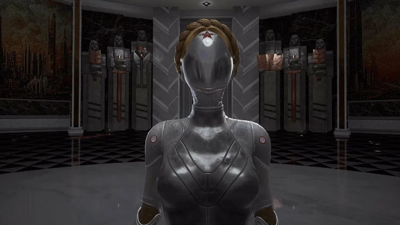 Как называется игра где девушка робот. Atomic heart роботы. атомик харт женщины роботы. девушка робот. игра про девушку робота.