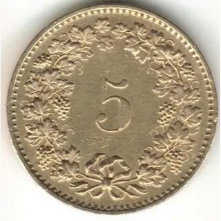 Монета швейцарии 5