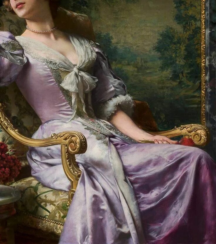 Lady in fall. Wladyslaw czachorski.